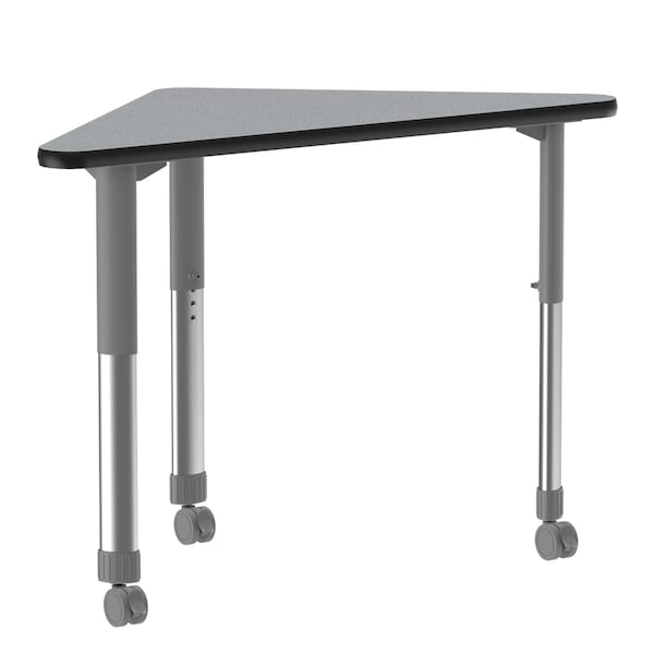 HPL Collaborative Desk - Casters - Wing